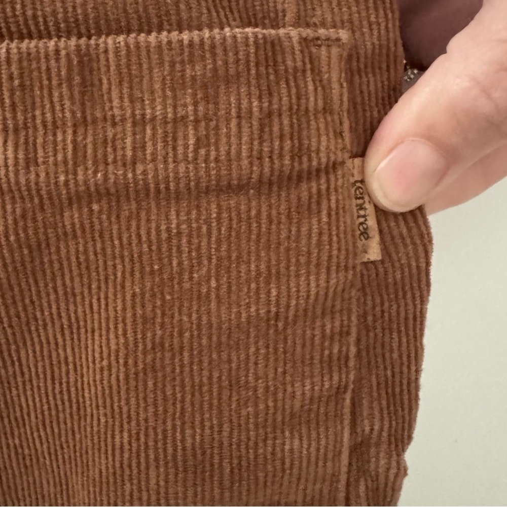 TenTree Corduroy Cropped Straight Leg Eco-Friendly Trousers Pants Women’s size 2 - Picture 8 of 14